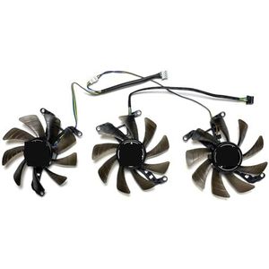 Voor GAINWARD voor GeForce RTX3060ti 3070 3070ti 3080 3080ti Wind Chaser OC grafische kaart vervangende ventilator T129215SU(Set of three fans)