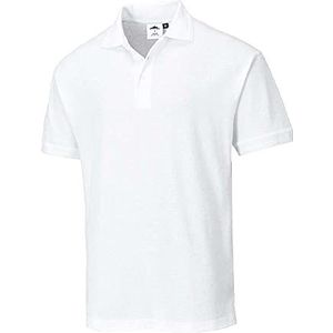 Portwest Naples Poloshirt Size: S, Colour: Wit, B210WHRS