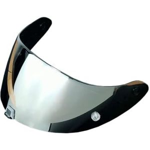 Motorhelm vizier lens, Helmvizier, T520 Vervangend UV-beschermend, krasbestendig en winddicht helmvizier for R1 Air / ST1400 / T520 (alleen for gebruik overdag)(Silver-day Use Only)