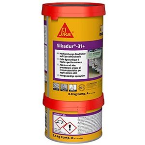 Sika - Sikadur 31+, epoxylijm, multifunctioneel, 2 componenten, 1,2 kg, grijs