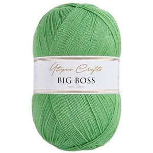 Utopia Crafts Big Boss 400g Knitting & Crochet Yarn 1200m (Leaf Green)