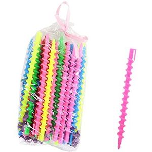 Krulstaven Plastic Spiraal Haar Perm Roller Kapper Kappers Styling Salon Gereedschap Willekeurige Kleur, Kleine Solid