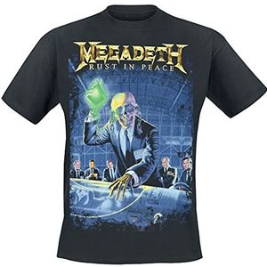 Megadeth Rust in peace T-shirt zwart L 100% katoen Band merch, Bands
