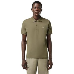 Lacoste Petit Piqué katoenen poloshirt met korte mouwen voor heren, 2X-Large, kaki, kaki, XXL