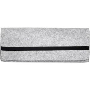 Toetsenbordopbergtasje, toetsenbordhoes, 60/87/104 toetsen vilten toetsenbordhoes veelkleurig meerdere maten(Light Grey,31x17x4cm)