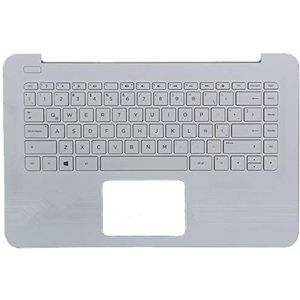 Laptop omhulsel rond toetsenbord & Toetsenbord Voor For HP Stream 14-ds0000 Wit