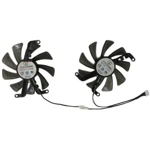 FY09015M12LPA Videokaartventilator VGA-koeler, 2 stuks/set voor KFA2 GTX 1660 SUPER (1-klik OC) voor RTX 2060 3060Ti 3060 1-klik OC(1 Plug FY09015M12LPA)
