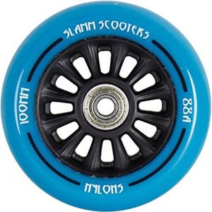 Slamm Scooters NY-Core SL509, uniseks, volwassenen, uniseks, volwassenen, blauw, 100 mm