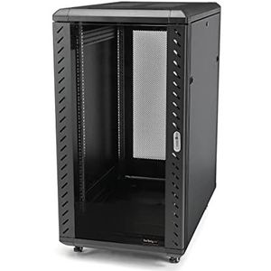 StarTech.com 4-Post 25U Server Rack Cabinet 19"" datarackkast voor IT-/netwerkapparatuur, met verstelbare montagerails