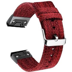 Nylon horlogeband met metalen Quickfit armband geschikt voor Garmin Enduro 2 / Descent MK1 MK2 MK2i armband geschikt voor Coros Vertix 2 26 mm band, For Descent MK2i, Nylon, agaat
