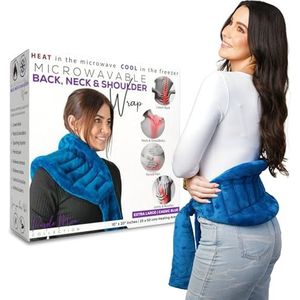 Magnetron verwarmingskussen voor verlichting van pijn in de onderrug, vochtig verwarmingskussen voor nek en schouders, krampen, magnetronbestendige verwarmingskussens 180 cm banden, warmtepakket warm