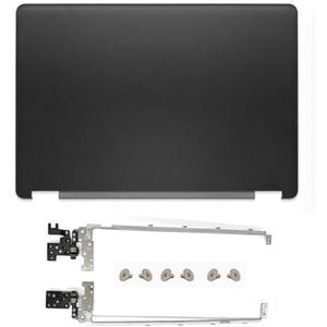 WANGHUIH Achterklep met lcd-scherm en scharnierscharnieren, compatibel met DELL Latitude E5440 laptop P/N - A133D2