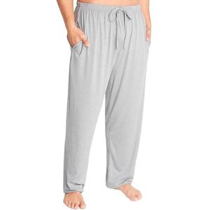 Get Trend 2-pack pyjama broek voor mannen, tieners, M - 3XL loungebroek voor nachtkleding, zachte pyjamabroek met zakken, geschenken voor mannen, Bruin, XXL