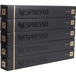 Nespresso Ristretto Koffie 50 Capsules Pods 5 Mouwen Lange Vervaldatum