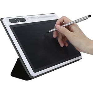 10-inch LCD-schrijftablet, Elektronisch Kladblok Grafische Tablet Digitale Tekentablet Grafische Tekentablet Benodigdheden Handschildergereedschap voor Thuisschoolkantoor(Roze (met lederen tas))