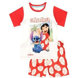 Disney Meisjes Lilo & Stitch Pyjamas Rood Grootte 110