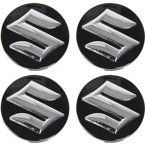 Wieldoppen - 4 Stuks - Voor Suzuki Swift SX4 S-Cross Ignis Vitara - 54mm