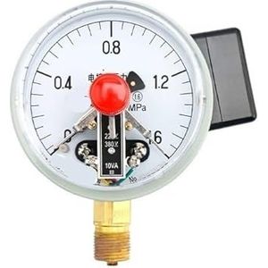 Vacuum Pressure Gauge Volledige grootte radiale elektrische contact vacuümdrukmeter YX-100 ZX-100 meerdere maten(0-0.4Mpa)