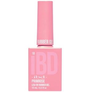 IBD Rubber Gel Primrose - 15 ml - Made in USA - Premium nagellak voor duurzame manicure en gladde nagels - led-/uv-lak
