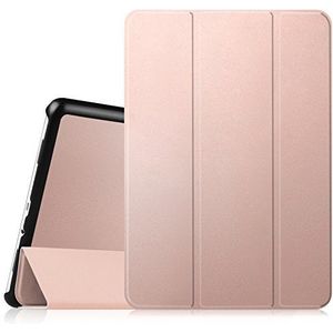 FINTIE Beschermhoes voor Samsung Galaxy Tab A 9.7 SM-T550 / T555 – ultradunne beschermhoes van PU-leer, beschermhoes met automatische slaap/waakfunctie, roségoud