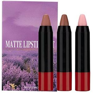 Lippenstift Kit,Lippenstift voor de hele dag - Matte Lipstick Kit Non-stick Cup Nude Lipstick Kit Lip Stick Professionele Lip Make-up Cadeauset voor Dames Yuab