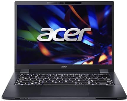 Acer TravelMate P4 TMP414-53-750Q Intel® Core™ i7 i7-1355U Laptop 35,6 cm (14") WUXGA 16 GB DDR4-SDRAM 512 GB SSD Wi-Fi 6E (802.11ax) Windows 11 Pro Blauw