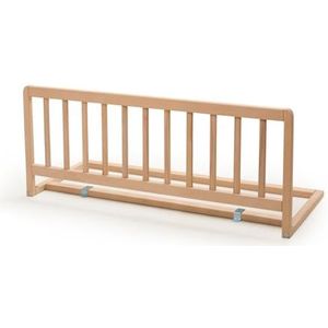 Geuther 2112 Bedhek in 140 cm Hoogte: 38 cm Valbeveiliging Met stevige spijlen Beschermt tegen uit bed vallen Inklapbaar Gemaakt van massief beukenhout Natuur
