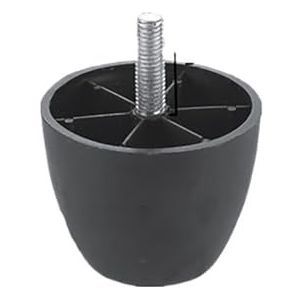 MIKFOL 1 stuks ronde plastic poten tafelpoten tafel stoel benen meubels benen bank benen kast benen ronde poten (kleur: I012 rond 72 x 60 m 8 x 20)