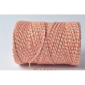 100m - Everlasto Original 'Beautiful Bakers Twine' (ongeveer 2 mm) (mandarijn)
