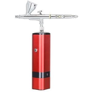 Draadloos draadloos professioneel Airbrush Foundation-spuistool Hogedruk make-upkit Systeemcompressor,Precisiecontrole(A-01)