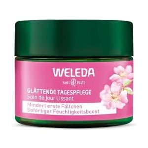 WELEDA Biologische gladmakende dagverzorging, wilde roos en witte thee, natuurlijke cosmetica, natuurlijke aging gezichtscrème met Age Protect Complex, vermindert eerste rimpels voor zichtbaar