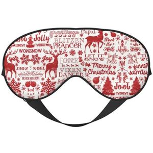 Dierlijke wildernis beer herten print zacht oogmasker voor vrouwen mannen comfortabel met verstelbare riem voor reizen yoga dutje ploegendienst werk