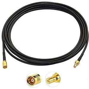 Bingfu DAB Aerial Extension Cable SMB Adapter Male to Femal Connector with RG174 3m 9.84ft SMB Extension Cable for DAB+ Radio Alpine AiliTech Clarion Pioneer