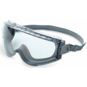 Honeywell Uvex Stealth veiligheidsbril met doorzichtige Uvextreme anti-condens-lens, grijze body & neopreen hoofdband (S3960C), universeel