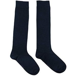 Weri Spezials Kniekousen voor dames in zeer modieuze kleuren, goede pasvorm en zacht katoen., marineblauw, 39-42 EU