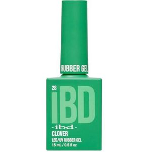 IBD Clover Rubber Gel – 15 ml – Made in USA – premium nagellak voor duurzame, natuurlijke manicure en gladde nagels – led/uv-lak