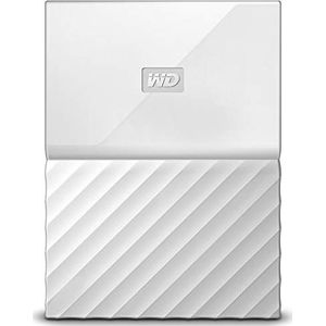Western Digital WD My Passport 1TB draagbare harde schijf en automatische backupsoftware voor PC, Xbox One en PlayStation 4 - wit