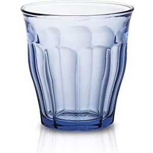 DURALEX Picardie drinkglas, 25 cl, marineblauw, glas, doorzichtig, 6 stuks (1 stuk), 6