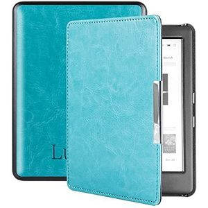 Lunso - Geschikt voor Kobo Glo/Glo HD/Touch 2.0 hoes (6 inch) - sleep cover - Lichtblauw