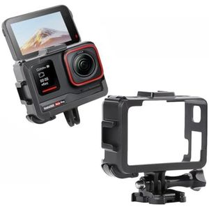 voor Insta360 Ace/Ace Pro Uitbreiding Adapter Frame, voor Ace/Ace Pro Sport Camera Zwart Plastic Konijn Kooi
