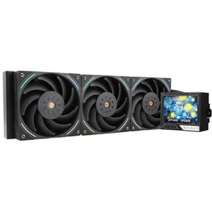 Thermalright Mjolnir Vision 360 Black CPU AIO 320 x 240 IPS LCD-scherm voor AM5 & LGA 1700/1851 360 Specs waterkoeling met 3,5 inch afneembaar display