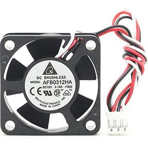 CPU Chassis Fan AFB0312HA 12V 3Pin Server Square Cooling Radiator Heat Sink For Laptop