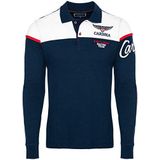CARISMA Shirt  donkerblauw / kersrood / wit