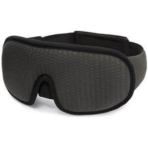 3D slaapmasker, oogmasker, zacht, uniseks, patches voor, comfortabel, ademend (Sleepng Mask-Gray)