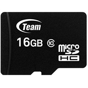 TeamGroup - TUSDH16GCL1003 - Flash Card - Zwart - Micro-SD 16GB C10