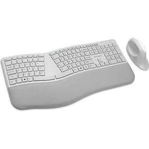 Kensington K75407US toetsenbord Inclusief muis RF-draadloos + Bluetooth QWERTY Engels Grijs