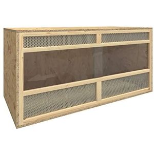 vidaXL Terrarium 100x47x47 cm bewerkt hout