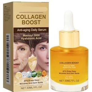 Collagen Gezichtsherkenning-vulling, Strak En Anti-verouderingsformule, Vermindering Van Fijne Strepen, Verhoogde Flexibiliteit, Herstel Van De Jonge Huid(2PCs)