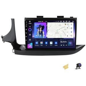 ZARAPLUS 22,9 cm (9 inch) Android 14 autoradio Bluetooth 2 DIN touchscreen voor Opel Mokka/Buick Encore autoradio met Carplay/Android auto/stuurwielbediening/multimediaspeler, NF4