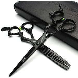 6/7/7.5/8/9 inch Professionele Kappers Schaar Salon Kapper Haar Trim en Cut Dunner 440c Hoge Hardheid Schaar